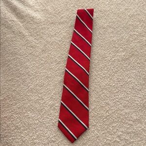 Classic Red Striped Men's Tie
